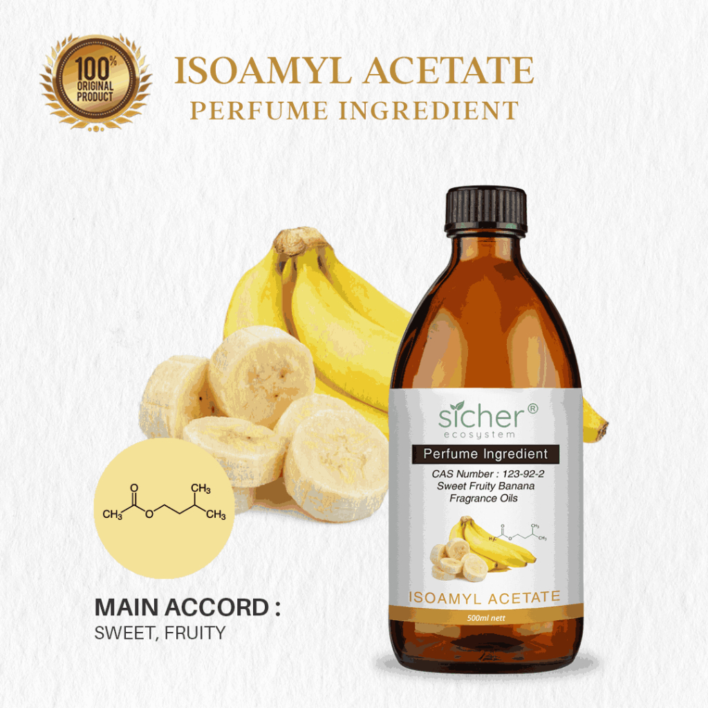 Sicher Natural Isolate Oil (Perfume Ingredient / RAW Material) Isoamyl Acetate 500ml
