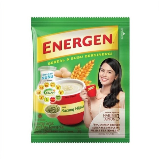 

Energen Sereal Kacang Hijau 30gr 160 pcs Karton