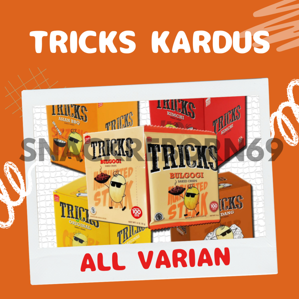 

Tricks Biskuit Kentang Box All Varian 18 gram Isi 10 Pcs