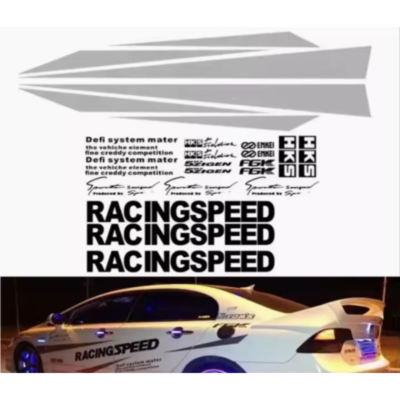 stiker mobil Honda sedan city car all tipe sedan termurah