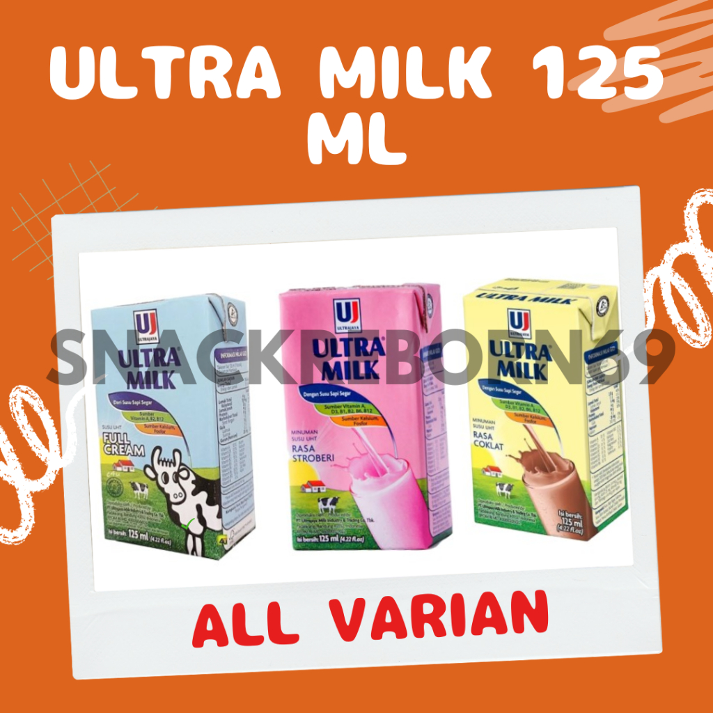 

Ultramilk Susu UHT Mini 125 ml All Varian