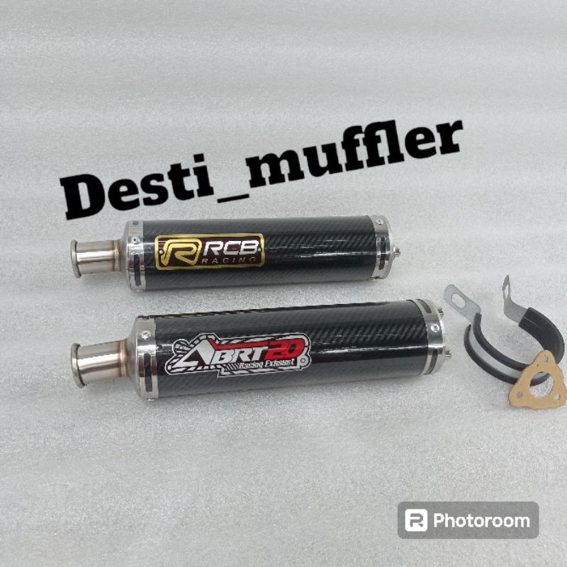 slincer knalpot satria rx king fiz r rcb abrt carbon