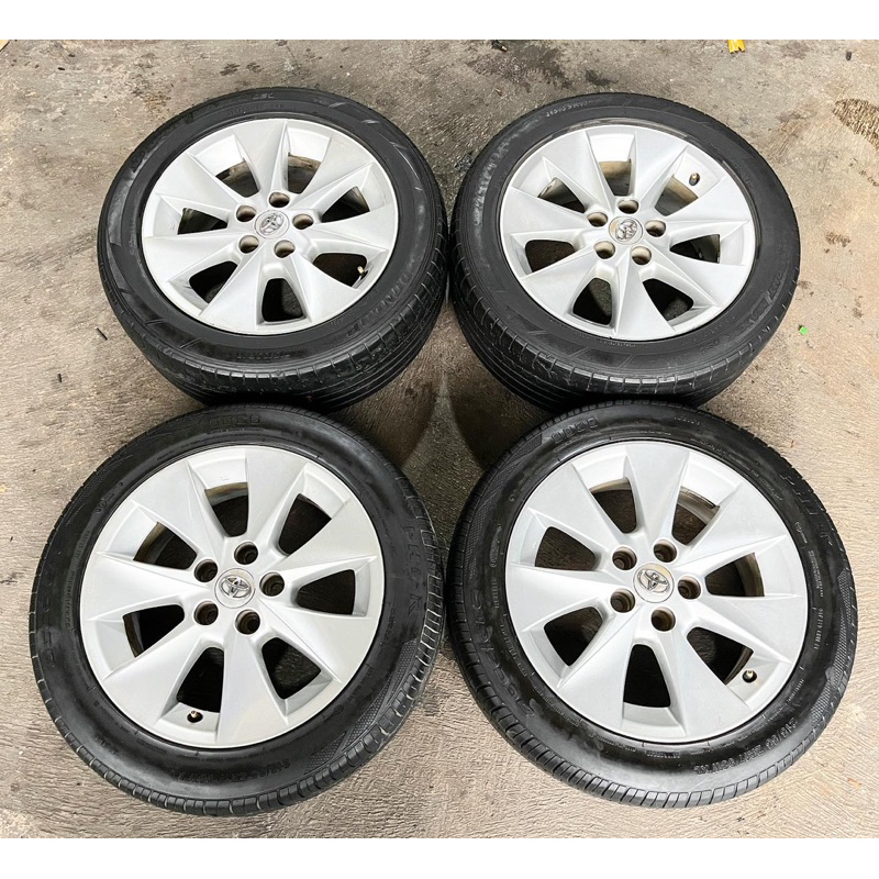 velg oem alphard R17 plus ban 215/55 ORIGINAL