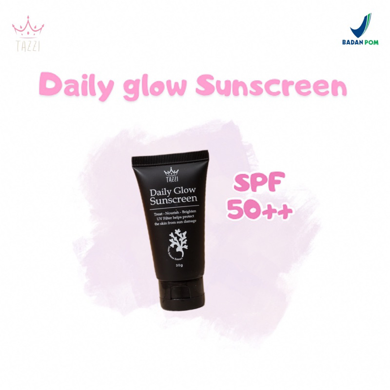 DAILY GLOW SUNCREEN TAZZI | Suncreen tazzi glow