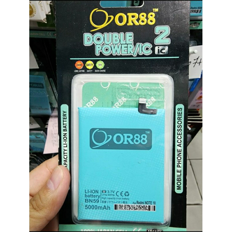 Baterai ORIENS Double Power 2 IC XIAOMI REDMI NOTE 10 4G/REDMI NOTE 10S/BN-59