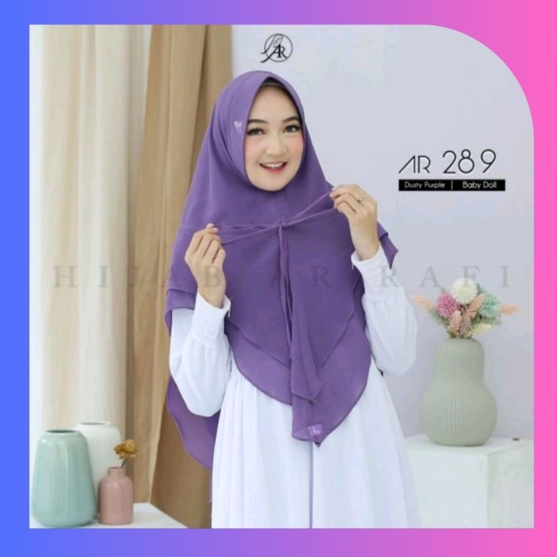 HIJAB AR RAFI √ AR 289 khimar