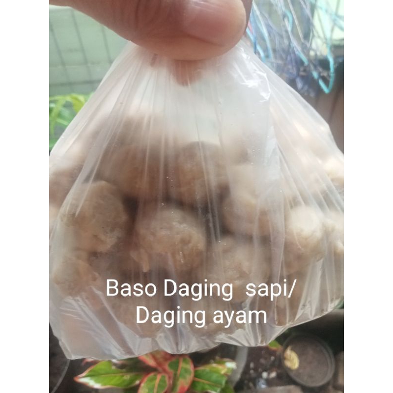 

Baso Daging//Baso kombinasi Daging sapi/ ayam isi 25 butir