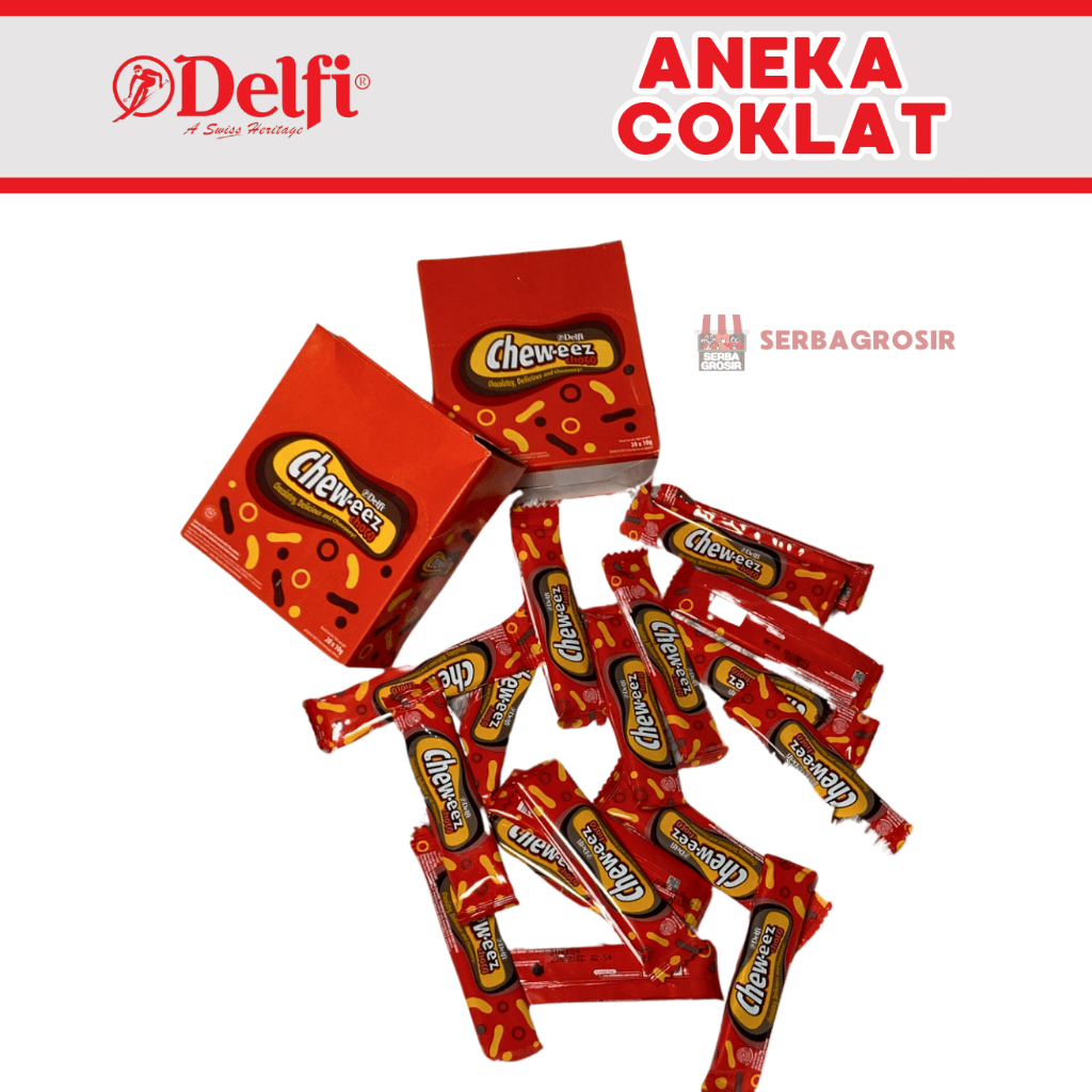 

COKLAT DELFI CHEWEZ 20x10 Gram || 1 BOX || CEMILAN COKELAT DELFI CHEWEZ 1 BOX CHOCO