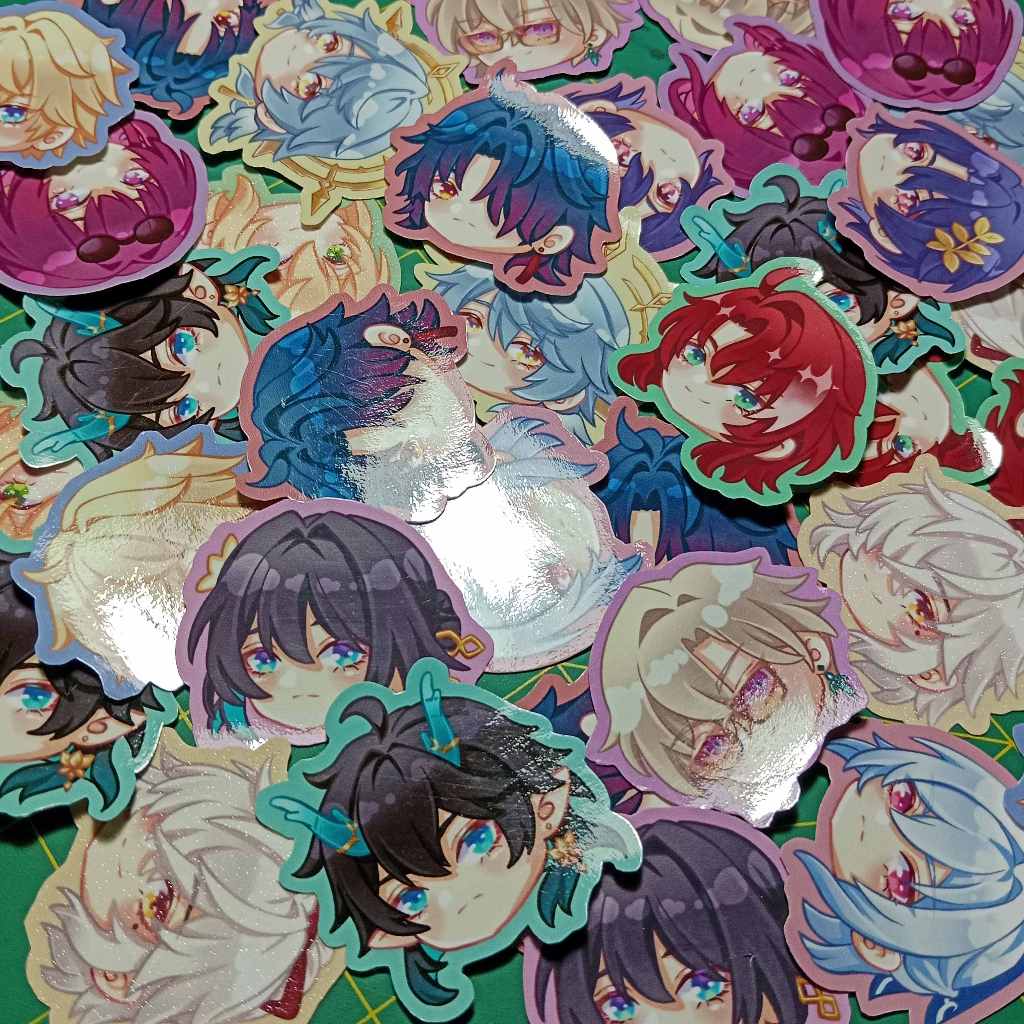 

STICKER VINYL GLOSSY HONKAI STAR RAIL AND OTHERS