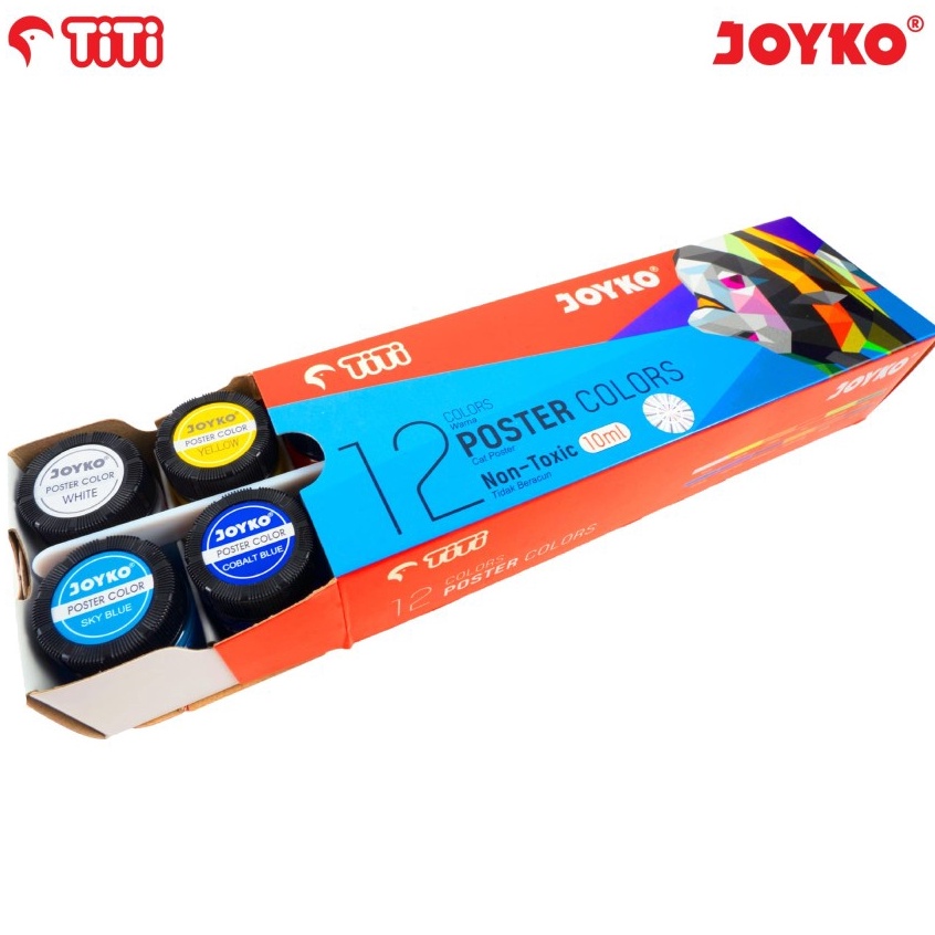 

ART M4K3 Poster Color Cat Poster JOYKO TiTi POC1ml12 per set 12 Warna