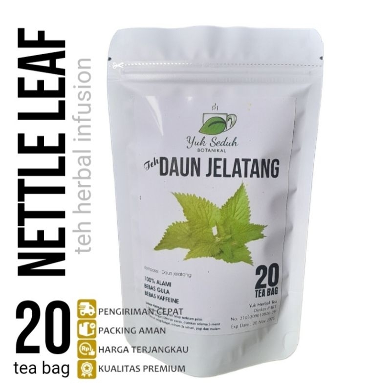 

TEH DAUN JELATANG /NETTLE LEAF TEA 100%organik (20 tea bag)