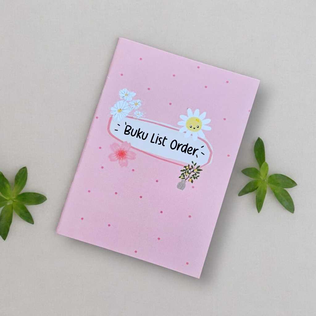 

Buku List Order / Buku Catatan Rekap Olshop