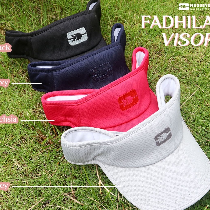Terjangkau Nusseyba Fadhila Visor Topi Olahraga Topi Golf Topi Hijab Topi Visor Nusseyba