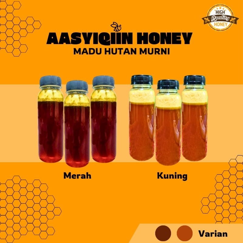 

Aasyiqiin Honey Madu Hutan (300gr/Botol) | Madu Asli | Madu Murni | Madu Original