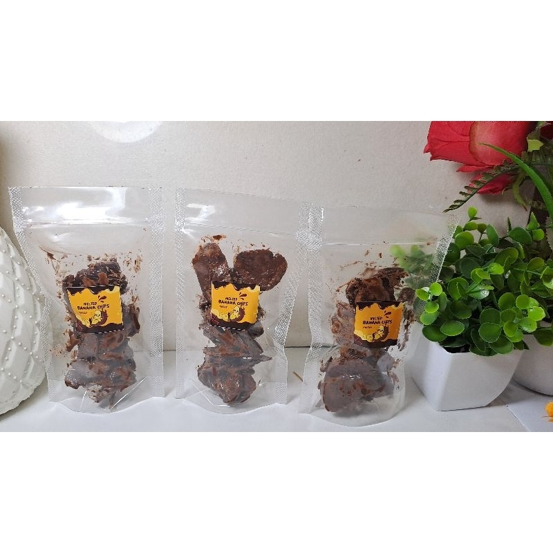 

Kripik Pisang Coklat Strawberry lumer 50 gr Melted Banana Chips