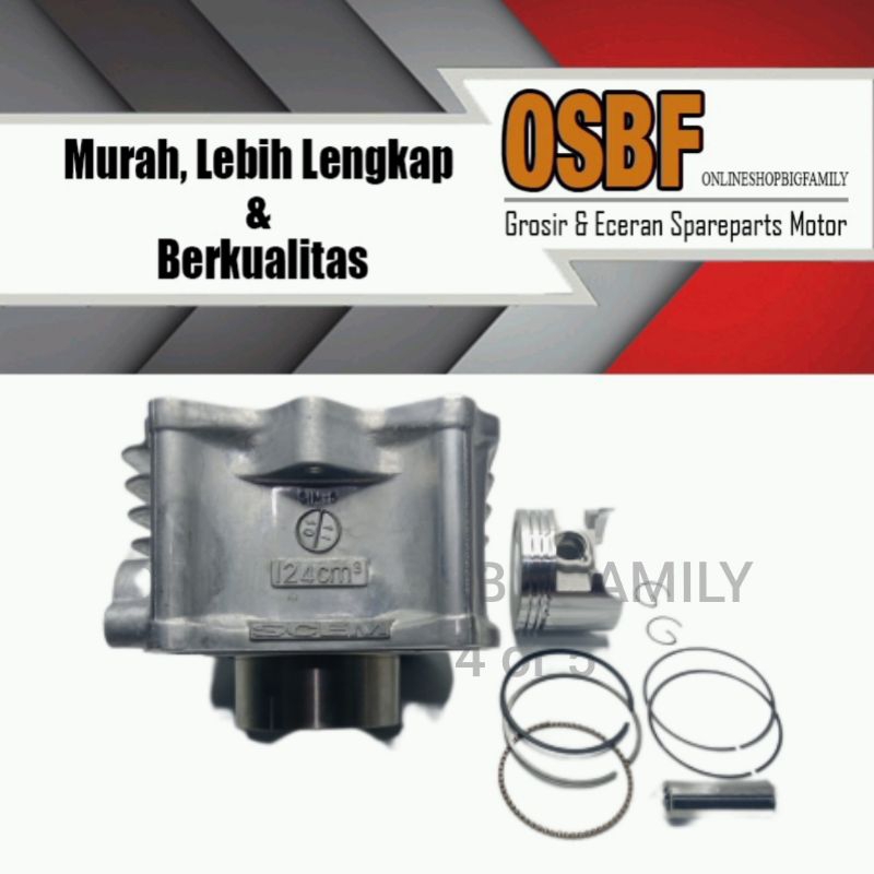 BLOK SEHER KOMPLIT SUZUKI SPIN 125