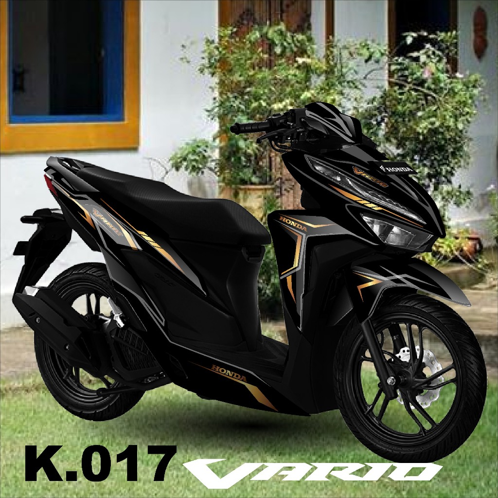 sticker decal ful body motor vario,decal vario new 125/150 k.017