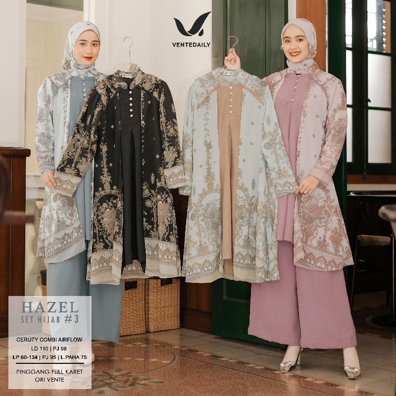 HAZEL #3 ONE SET BY VENTE DAILY NAT CERUTY MIX AIRFLOW BUSUI SIZE JUMBO