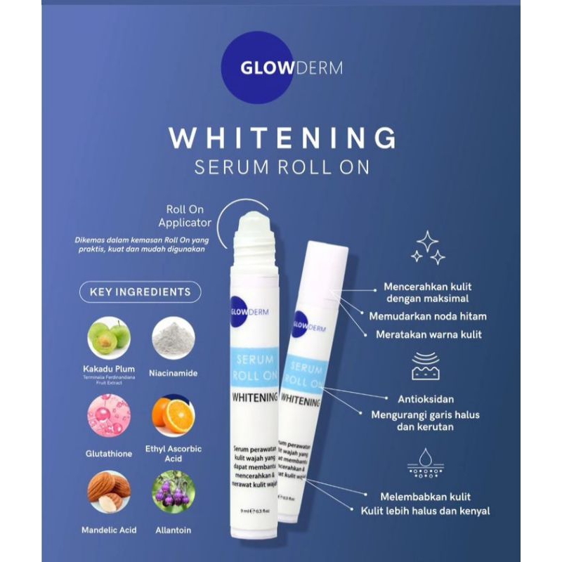 Whitening Serum Roll On By Glowderm