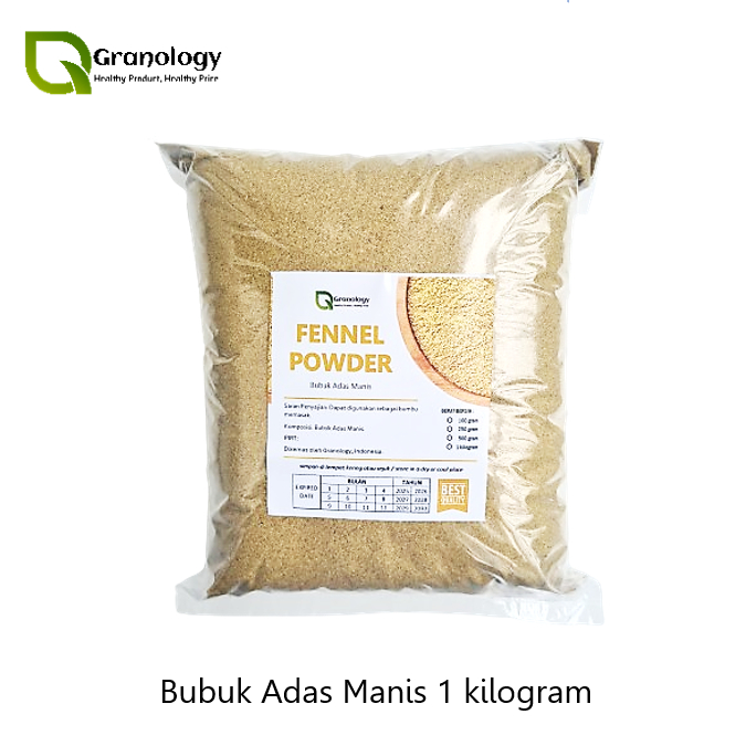 

Bubuk Adas Manis / Fennel Powder (1 kilogram) by Granology