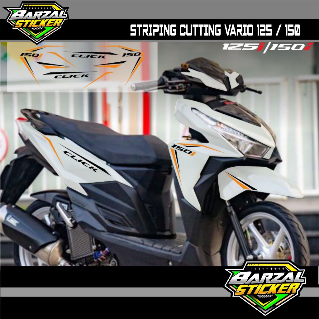 Striping Vario LED 125/150 Cutting Sticker Vario 2015 2016 2017 Striping Elegant