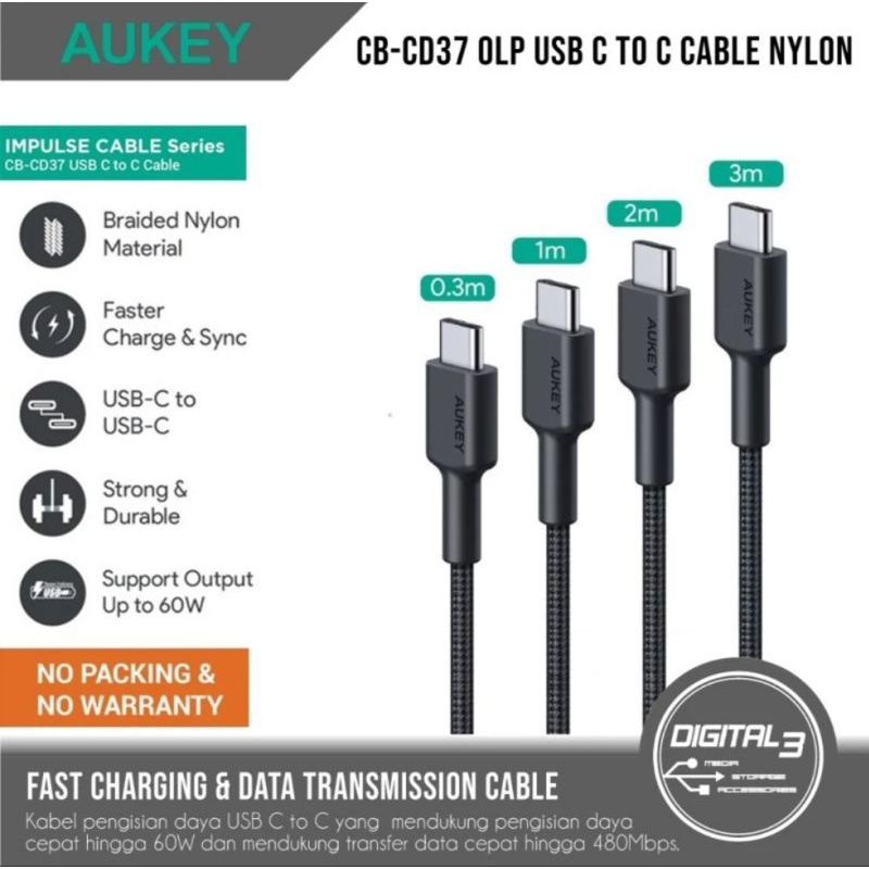 kabel AUKEY C TO C