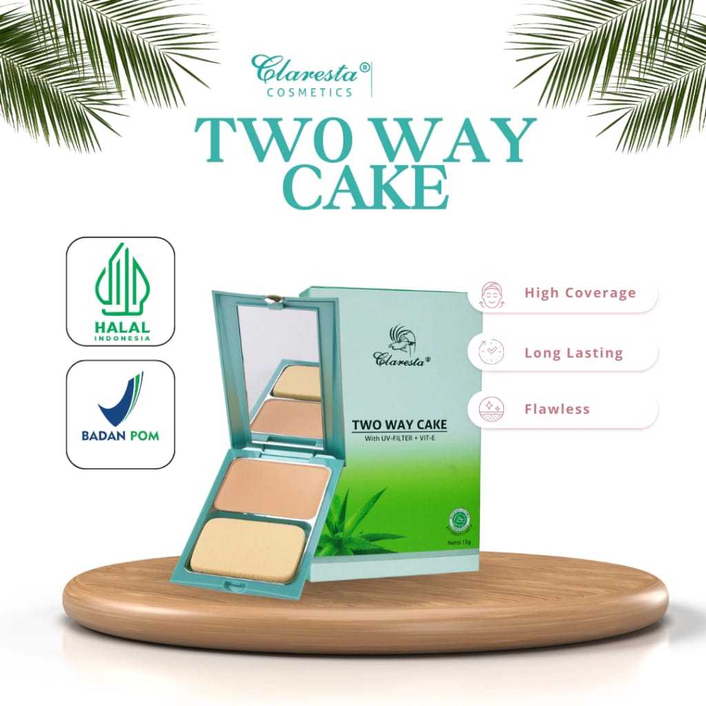 CLARESTA BEDAK TWO WAY CAKE CLARESTA CLASSIC /REFILL BEDAK CLARESTA ~ Original Produk 100%