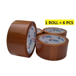 

LAKBAN / ISOLASI COKLAT 1 ROLL ISI 6 PCS 45mm 90 yard