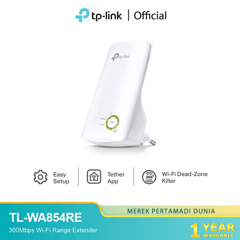 Miliki Segera TPLink TLWA854RE extener wifi penguat sinya wifi repeater wiffi tp link tl wa854re tpl