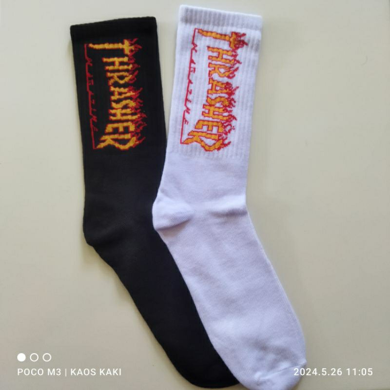 kaos kaki oldschool kaos kaki casual kaos kaki olahraga kaos kaki motif thrasher