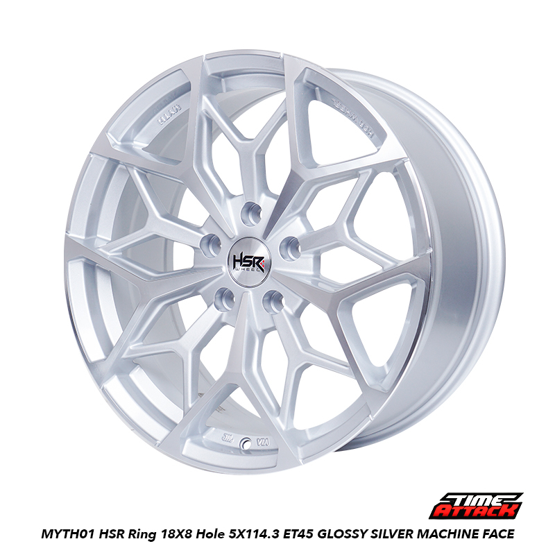 Velg Mobil Hrv R18 HSR WHEEL Tipe Myth01 Ring 18 - TIME ATTACK BOGOR