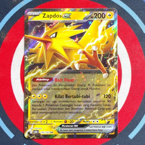 Zapdos Ex sv2a 145/165 RR | Pokemon TCG Indonesia