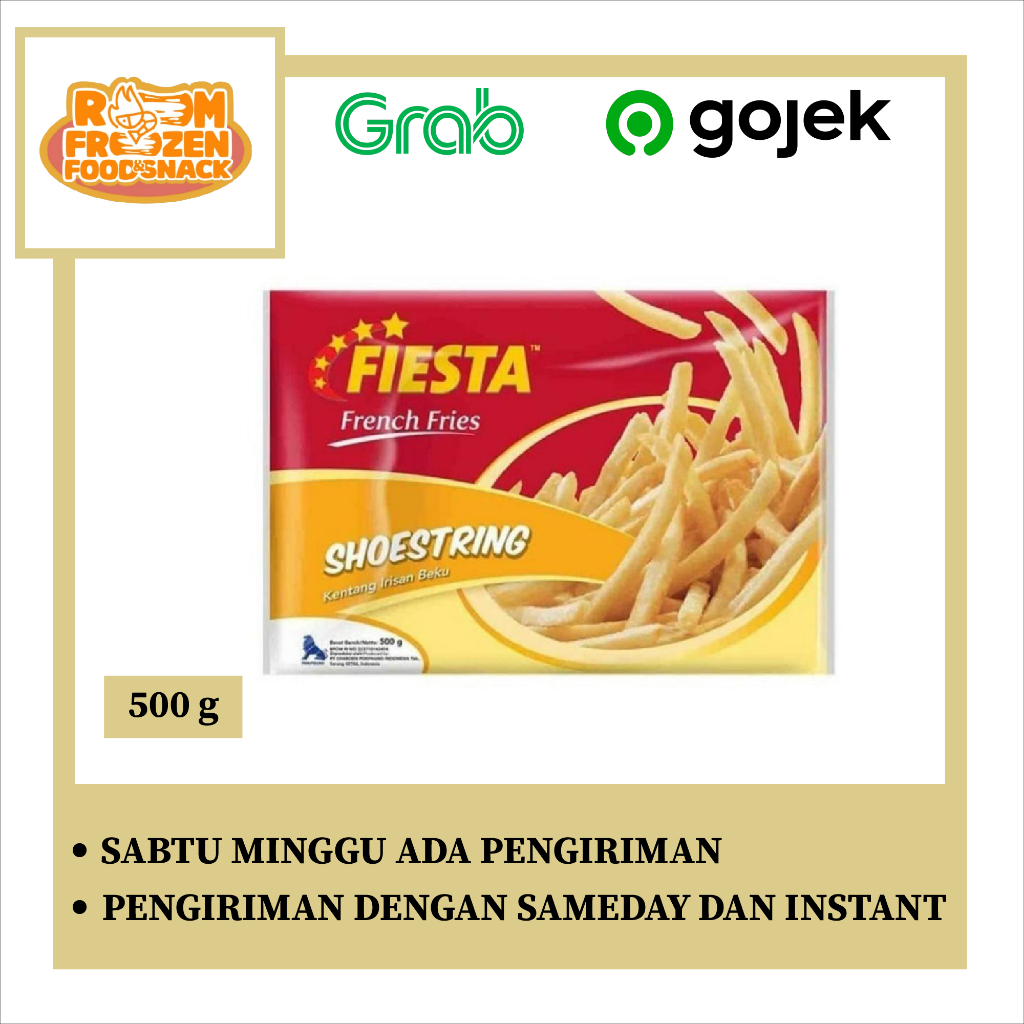 

Fiesta Kentang Shoestring Ukuran 500 Gram