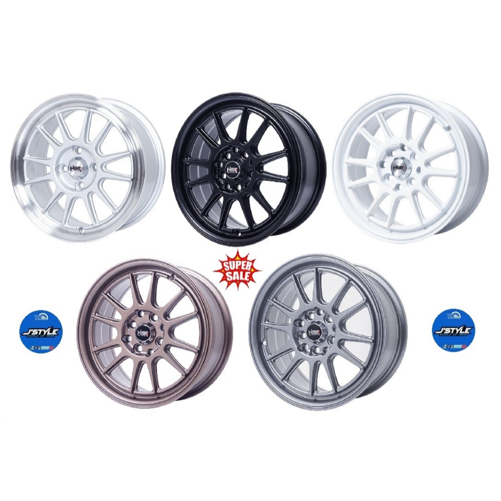 Sale Velg Mobil JDM Putih,Bronze,Grey,Black PCD 4X100/4X114,3/5X100/5X114,3 Gratis Ongkir