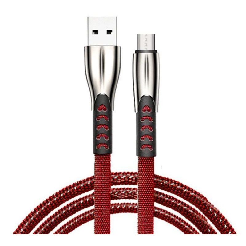 TIANYI KABEL DATA FAST CHARGING LED QUALCOM FAST VOOC MICRO USB JEANS KABEL