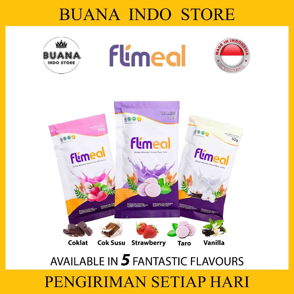 

Flimeal 1 Sachet Meal Replacement | Minuman Sereal Pelangsing Pengganti Makanan Diet by Flimty