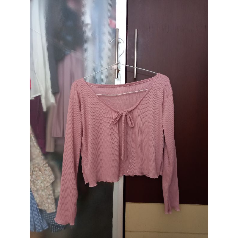 preloved baju celana crop top colorbox h&m st yves highwaist pants celana bahan blouse hoodie