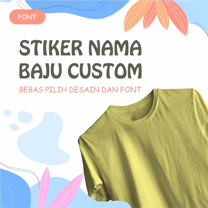 

TERMURAH 50pcs Stiker Label Setrika Custom Viral