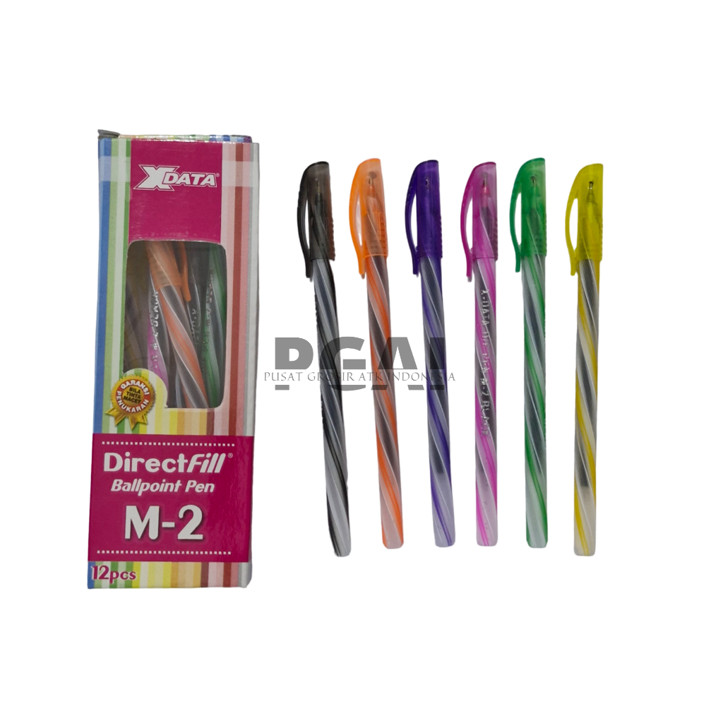 

BOLPOIN PULPEN ULIR XDATA DIRECT FILL 0.5 MM 1 PACK ISI 12 PCS TINTA HITAM