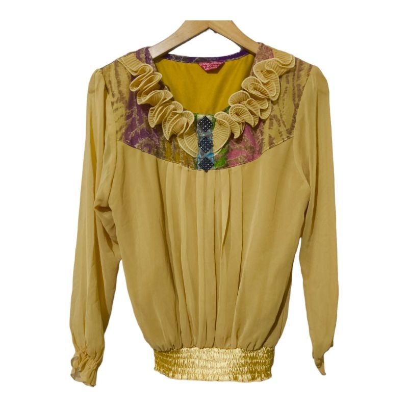 Blouse kuning ysv xs fit S (minus)