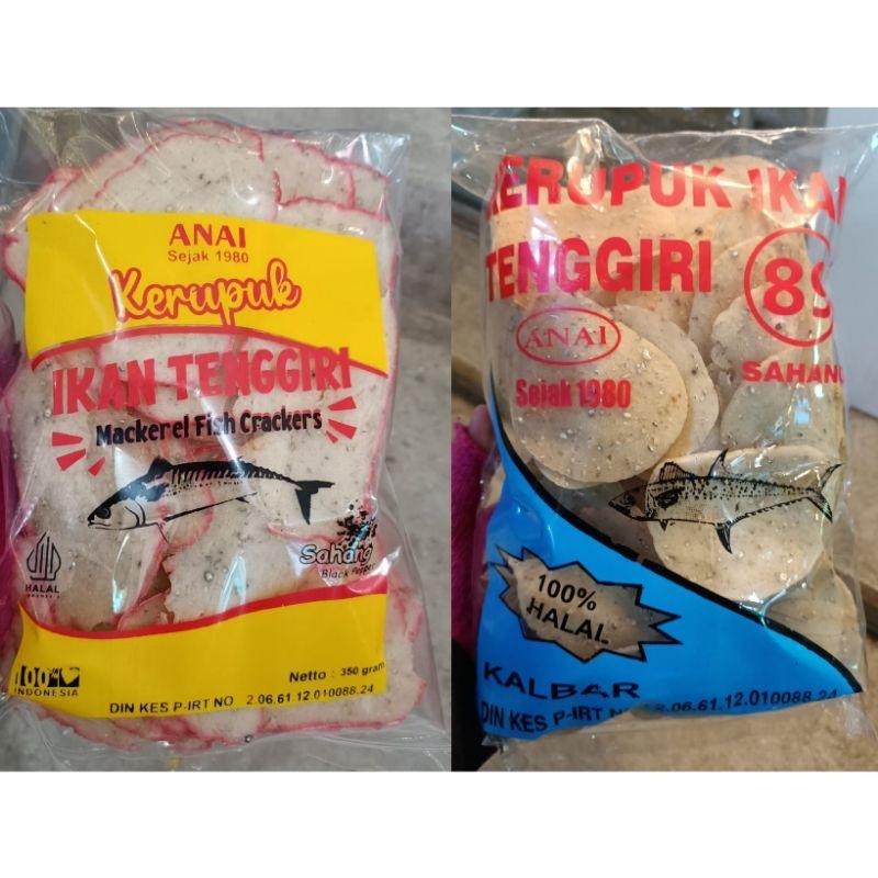 

KERUPUK IKAN TENGGIRI 89 SAHANG KHAS KALBAR / KRUPUK IKAN ASLI / KERUPUK ANAI / KERUPUK IKAN TENGIRI / KRUPUK IKAN PONTIANAK / OLEH OLEH KHAS PONTIANAK / MACKEREL FISH CRACKERS / KERUPUK MENTAH