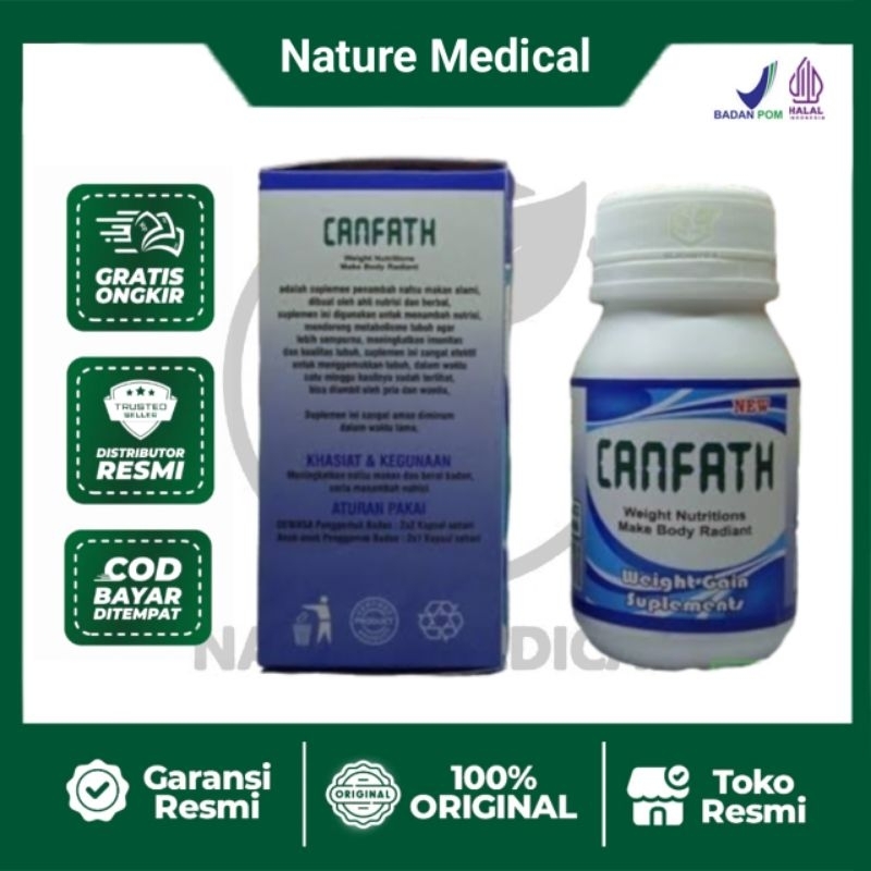 Obat Herbal Canfath Canada Suplemen Penggemuk Badan Super Ampuh