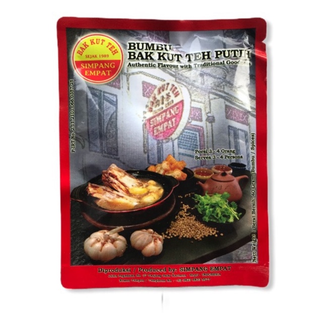 

Terlaku Bumbu Bak Kut Teh Putih Simpang Empat 4g 5H