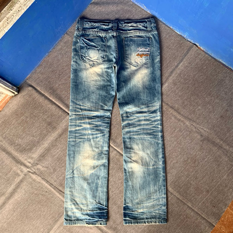 Celana jeans fading