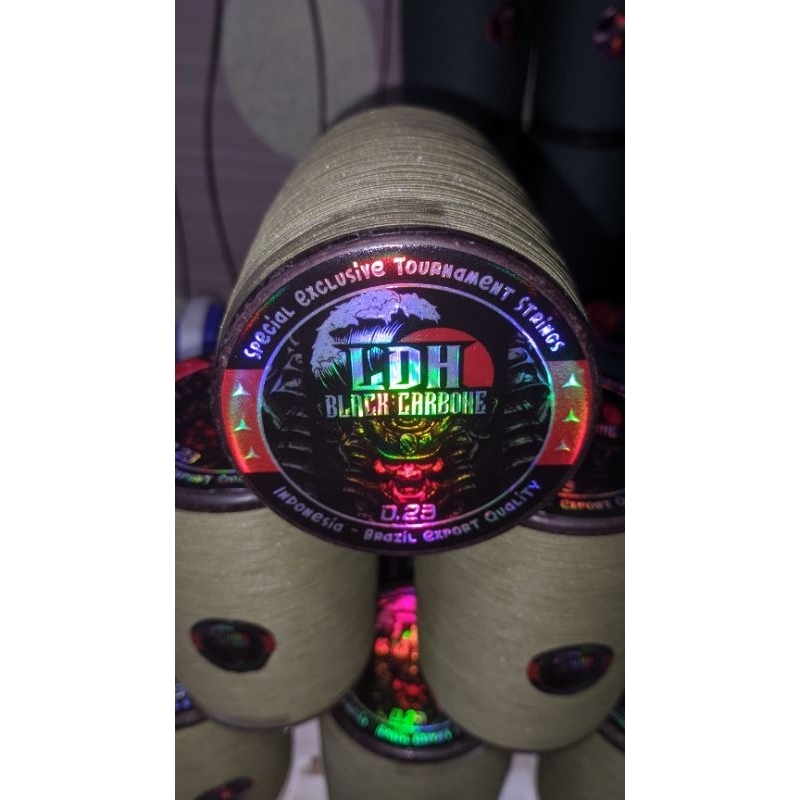 Gelasan layangan matot LDH Black carbone 023 "spesial player" 6000yard 1pcs since2022