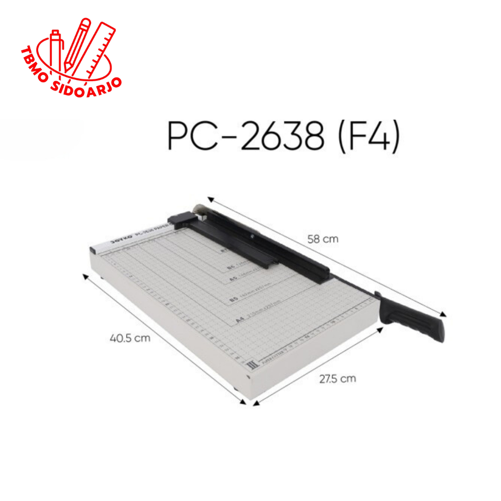 

TBMO Pemotong Kertas F4 Paper Cutter Joyko - PC-2638/F4