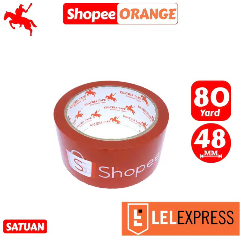 

Lakban Online Shop SHOPEE TOKOPEDI4 LAZAD4 KSATRIA Tape 48MM 80 Yard