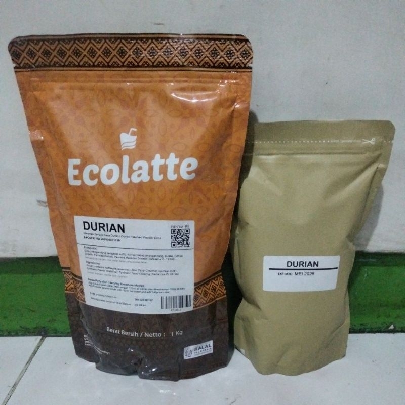 

BUBUK MINUMAN ANEKA RASA ECOLATTE RASA DURIAN (EX CHO' LATTE)