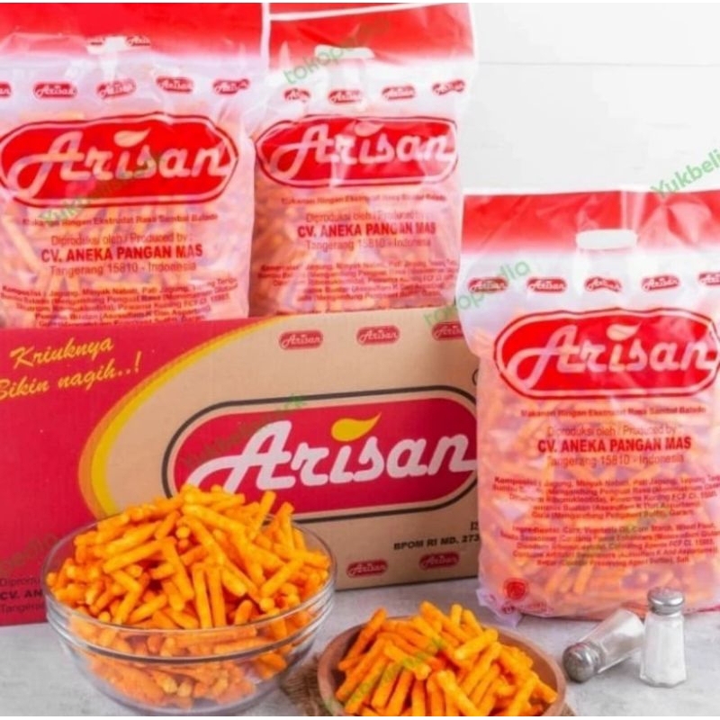 

MURAH ARISAN STIK BALADO 400 GRAM / ARISAN BALADO / STIK KENTANG BALADO / STIK ARISAN BALADO / STIK PEDAS BALADO