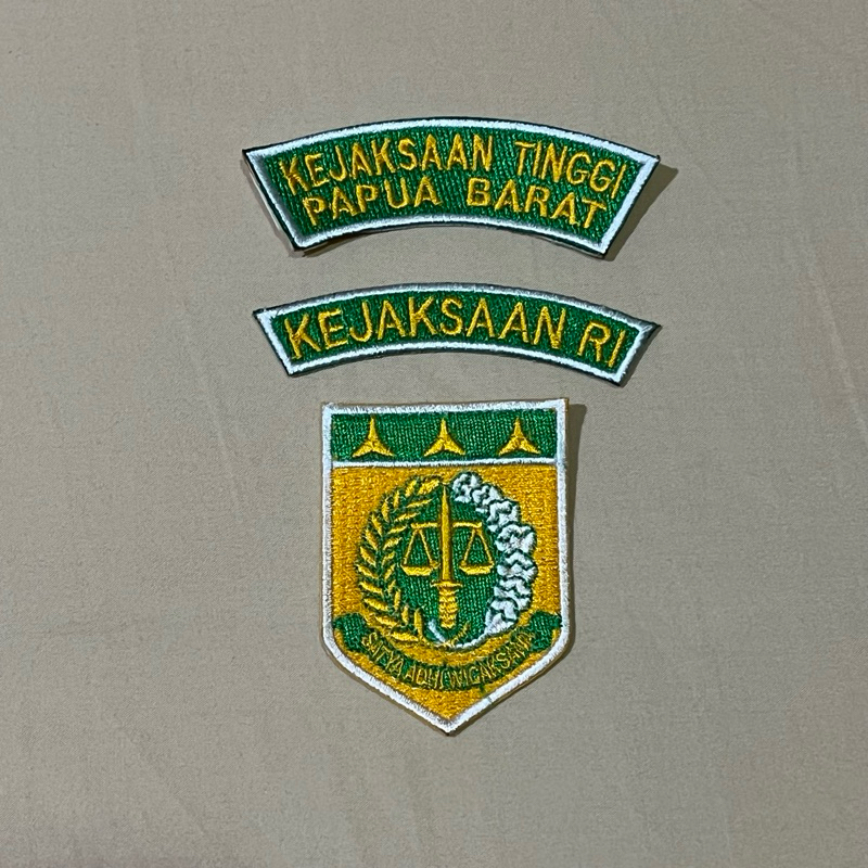 PATCH/BADGE/EMBLEM KEJAKSAAN RI Atribut